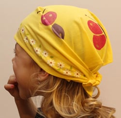 Žlutý šátek BUTTERFLY - IMG_3333.JPG