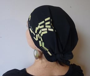 Černý šátek S065 FLITROVANÝ - P1170013.JPG