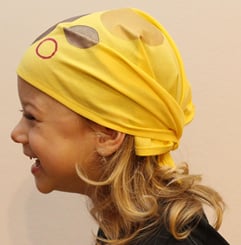 Žlutý šátek KRUHY - IMG_3363.JPG