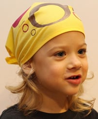 Žlutý šátek KRUHY - IMG_3358.JPG