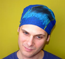 Modrý šátek ŠIPKA - P1100024.JPG