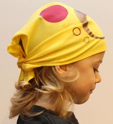 Žlutý šátek KRUHY - IMG_3357.JPG