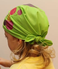 Zelený šátek FIALOVÁ KOLA - IMG_3290.JPG