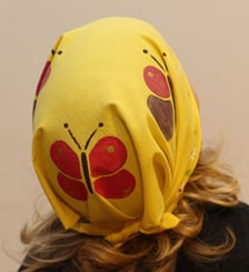 Žlutý šátek BUTTERFLY - IMG_3346.JPG