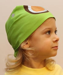 Zelený šátek KRUHY - IMG_3269.JPG