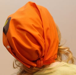 Oranžový šátek KRUHY - IMG_3324.JPG