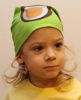 Zelený šátek KRUHY Zelený šátek KRUHY