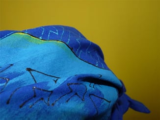 Modrý šátek ŠIPKA - P1100028.JPG