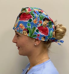 Operační čepice C236 FRIDA KAHLO - IMG_3807