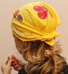 Žlutý šátek BUTTERFLY - IMG_3332.JPG