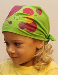 Zelený šátek FIALOVÁ KOLA - IMG_3286.JPG