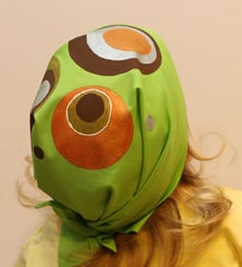 Zelený šátek KRUHY - IMG_3271.JPG