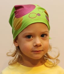 Zelený šátek FIALOVÁ KOLA - IMG_3278.JPG